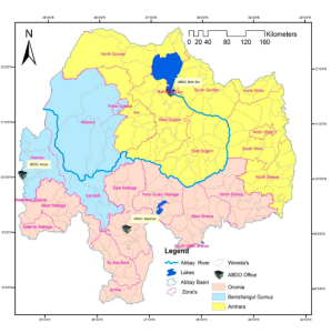 Abbay Basin by Region: Amhara, Oromoa and Benshangule Gumuze Region share